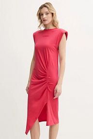 Sukienka midi pinko  czerwona 104614.A2HE