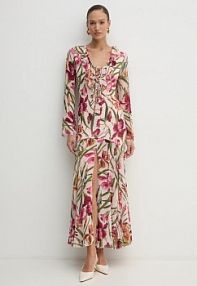 Sukienka maxi Marciano Guess  różowa 5RGK41.9603Z