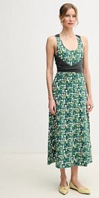 Sukienka midi Weekend Max Mara  zielona 2515621016600