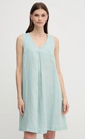 Sukienka mini United Colors of Benetton  turkusowa 4AGHDV0AX