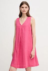 Sukienka mini United Colors of Benetton  różowa 4AGHDV0AX