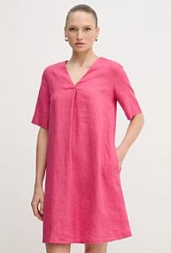 Sukienka mini United Colors of Benetton  różowa 4AGHDV0B0