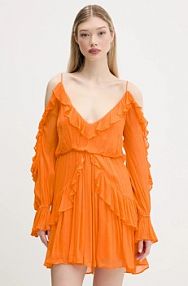 Sukienka mini Desigual  pomarańczowa 25SWVW15