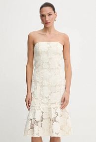 Sukienka mini Guess  beżowa W5GK0S.WH6I0