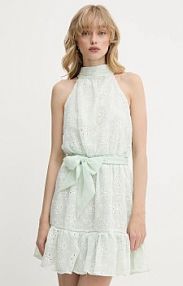 Sukienka mini Guess  zielona W5GK15.W0WA2