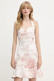 Sukienka mini Guess  biała W5GK40.D5NC1