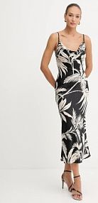 Sukienka maxi Guess  czarna W5GK85.WH9C2