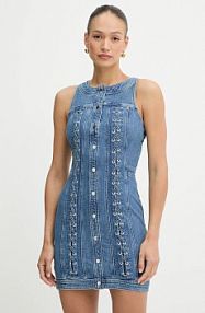 Sukienka mini Guess  niebieska W5GK93.D4H7C