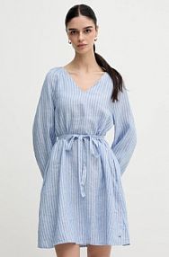 Sukienka mini Tommy Hilfiger  niebieska WW0WW44666