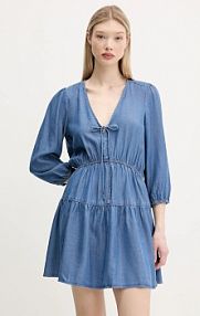 Sukienka mini Tommy Jeans  niebieska DW0DW20612