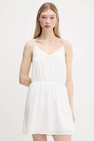 Sukienka mini Tommy Jeans  biała DW0DW20613