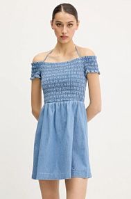 Sukienka mini Tommy Jeans  niebieska DW0DW20677