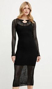 Sukienka maxi Marciano Guess  czarna 5GGK45.5869Z