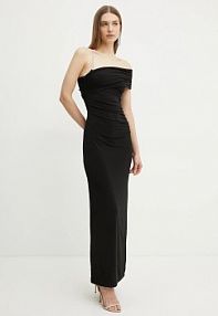 Sukienka maxi Herve Leger  czarna RMC8467429