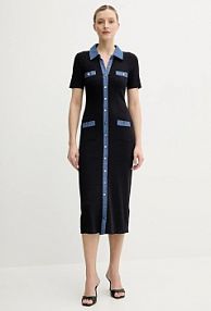 Sukienka midi Morgan  granatowa RMSISSI