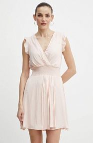 Sukienka mini Morgan  beżowa RWANY