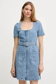 Sukienka mini Morgan  niebieska RUBIL