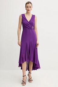 Sukienka midi Morgan  fioletowa REEL