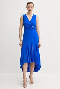 Sukienka midi Morgan  niebieska REEL
