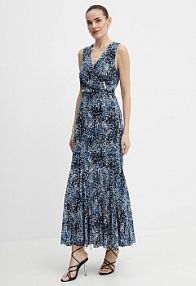 Sukienka maxi Morgan  niebieska REELA