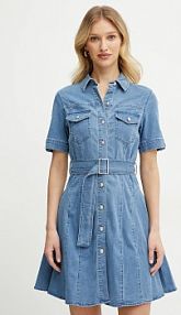 Sukienka mini Morgan  niebieska RIXES