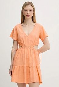 Sukienka mini Rip Curl  pomarańczowa 06UWDR