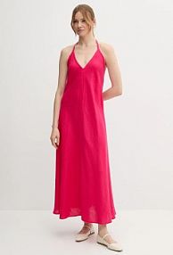 Sukienka maxi United Colors of Benetton  różowa 4AGHDV0BF