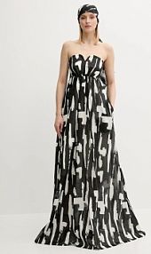 Sukienka maxi MMC STUDIO  czarna EXOTIC