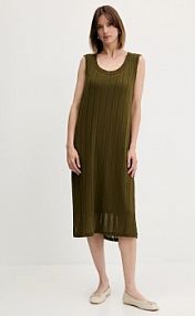 Sukienka midi Sisley  zielona 41WELV07D