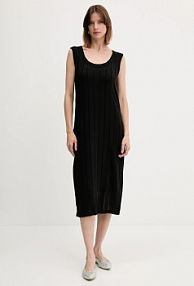 Sukienka midi Sisley  czarna 41WELV07D