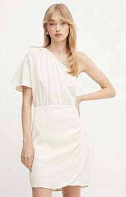 Sukienka mini Morgan  beżowa RSHOULI