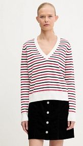 Sweter Tommy Jeans  biały damski DW0DW19888