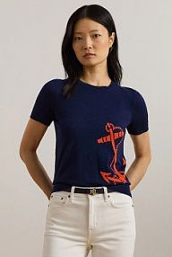 Sweter Lauren Ralph Lauren  niebieski damski 200957579