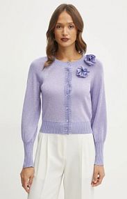 Kardigan Luisa Spagnoli  fioletowy 100024