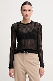 Sweter Sisley  czarny damski 1JCQM105T