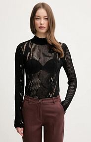 Sweter Sisley  czarny damski 1MNPM2023