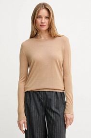 Sweter United Colors of Benetton  beżowy damski 1ZRED10CP