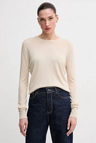 Sweter United Colors of Benetton  beżowy damski 1ZRED10CP