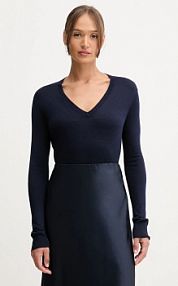 Sweter United Colors of Benetton  granatowy damski 1ZRED402L