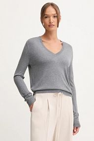 Sweter United Colors of Benetton  szary damski 1ZRED402L