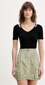 Sweter HUGO  czarny damski 50538223