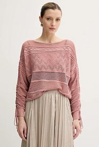 Sweter Guess  pomarańczowy damski W5GR21.Z3E22