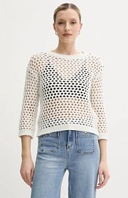 Sweter Morgan  biały damski MJAD