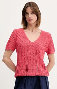 Sweter United Colors of Benetton  różowy damski 143CD402Y