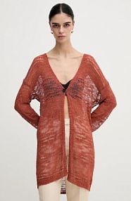 Kardigan Sisley  pomarańczowy 106CM602K