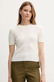 Sweter Sisley  beżowy damski 105GM106G