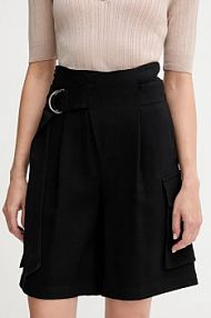 Szorty Sisley  czarne damskie 4G48L901I