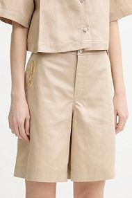 Szorty Moschino Jeans  beżowe damskie 0327.3716