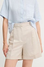 Szorty Tommy Hilfiger  beżowe damskie WW0WW44767