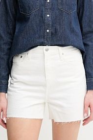 Szorty jeansowe Calvin Klein Jeans białe J20J225153